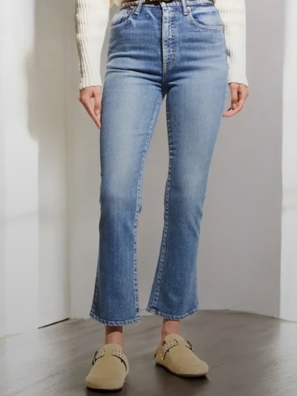 Moussy Vintage Cardeno Flare High Rise Jeans